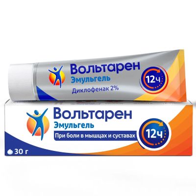 Лот: 23712340. Фото: 1. Вольтарен эмульгель 2% 30г. Лекарства