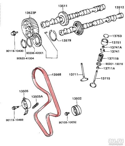 Лот: 18190713. Фото: 1. Ремень ГРМ для Toyota 3S, 4S... Двигатель и элементы двигателя