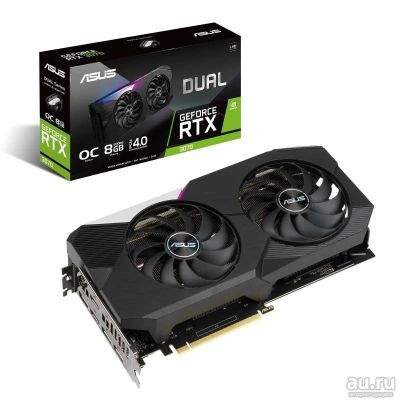 Лот: 18117853. Фото: 1. Acer GeForce RTX 3070 8Gb 288-2N617-010A8. Видеокарты