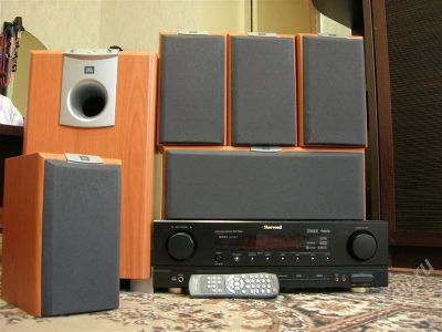 Лот: 531733. Фото: 1. Ресивер+комплект колонок, система... Ресиверы