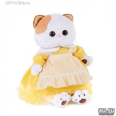 Лот: 11774955. Фото: 1. 😻Кошечка Ли-Ли в жёлтом платье... Мягкие