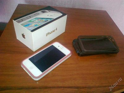 Лот: 1157308. Фото: 1. Apple iPhone 4G 16g Wite New. Смартфоны