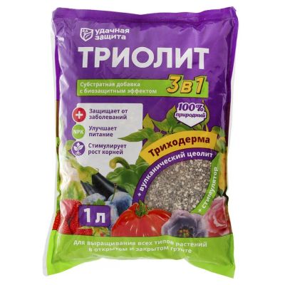 Лот: 25078387. Фото: 1. Удобрение Триолит, 1 л, 1010 г... Удобрения, химия