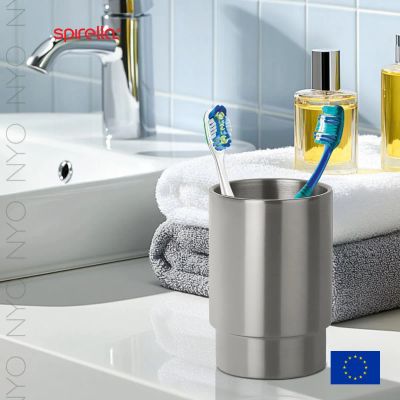 Лот: 24943331. Фото: 1. Стакан для зубных щеток Spirella... Аксессуары для ванной