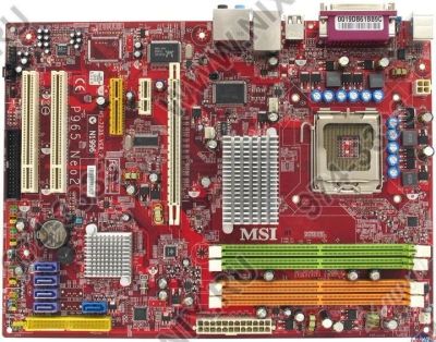 Лот: 720166. Фото: 1. Материнская плата MSI P965 Neo-F... Материнские платы