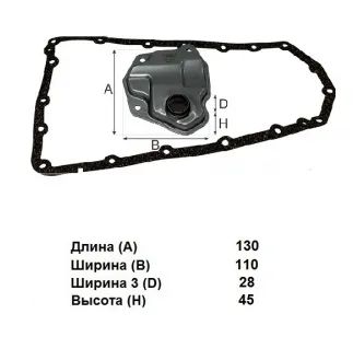 Лот: 20836436. Фото: 1. Фильтр АКПП GoodWill ATG 015\317281XF02. Расходные материалы