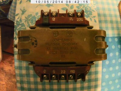 Лот: 4583844. Фото: 1. трансформатор осм 0.63 квт 220-0... Трансформаторы, катушки