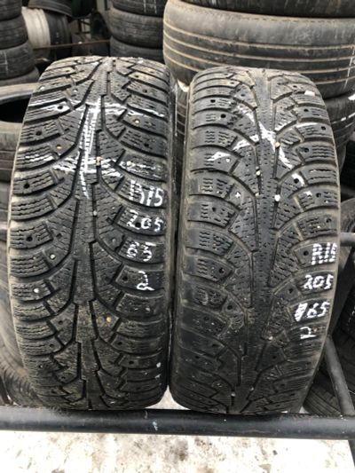 Лот: 24877031. Фото: 1. (2шт) 205/65R15 Nokian Nordman... Шины