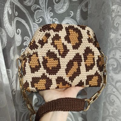 Лот: 25328305. Фото: 1. Вязаная сумка. Ручная работа. Сумки