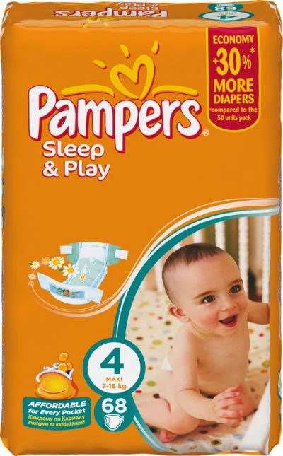 Лот: 6481518. Фото: 1. Подгузники Pampers Sleep&Play... Детская гигиена