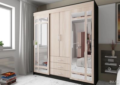 Лот: 9690938. Фото: 1. Шкаф-купе "Фортуна" 1,7м. Шкафы, шкафы-купе