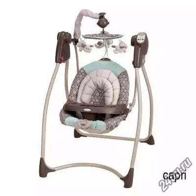 Лот: 5647049. Фото: 1. Электронные качели Graco Lovin... Ходунки, прыгунки, качели