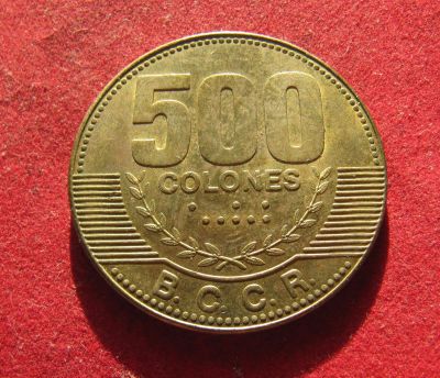 Лот: 19902688. Фото: 1. Коста-Рика 500 колонов, 2007г... Америка