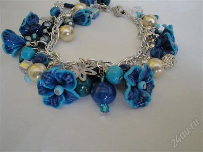 Лот: 460835. Фото: 1. Изделия из полимерной глины браслет... Браслеты