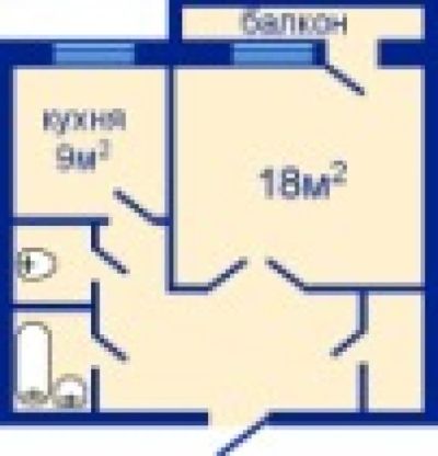 Лот: 6073885. Фото: 1. 1-комн. мкр. Покровский. Квартиры, студии