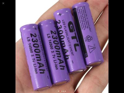 Лот: 10072552. Фото: 1. Аккумулятор TR 14500 3.7 v Li-ion... Батарейки, аккумуляторы, элементы питания