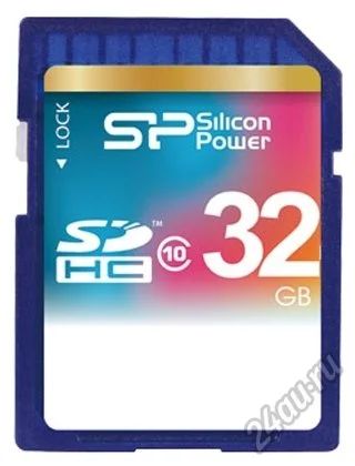 Лот: 5652155. Фото: 1. 32gb silicon power sdhc class... Карты памяти