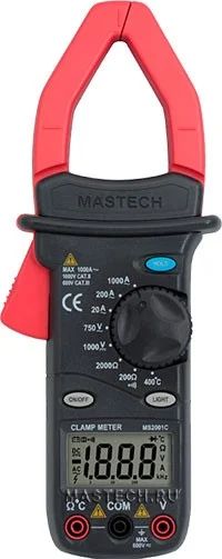 Лот: 19185836. Фото: 1. Токовые клещи Mastech MS-2001C... Радиолюбительский инструмент