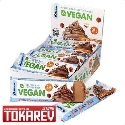 Лот: 16650799. Фото: 1. Протеиновый батончик Bombbar Vegan... Спортивное питание, витамины
