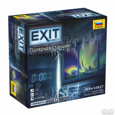 Лот: 13500454. Фото: 1. Настольная игра "Exit Квест Полярная... Настольные игры, карты