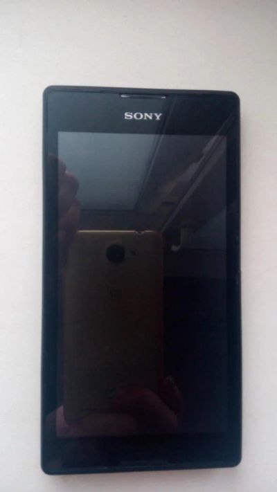Лот: 7699059. Фото: 1. Смартфон SONY Xperia C C2305 черный... Смартфоны