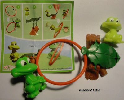 Лот: 4020505. Фото: 1. Лягушки из Киндер макси 2014... Игрушки