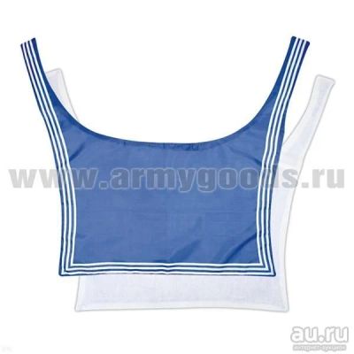 Лот: 13598196. Фото: 1. Гюйс ДМБ без рисунка шелк светлый. Галстуки