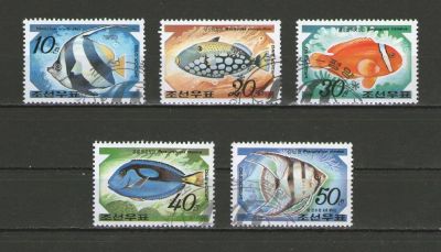 Лот: 9617728. Фото: 1. Марки. Рыбы №9. Марки