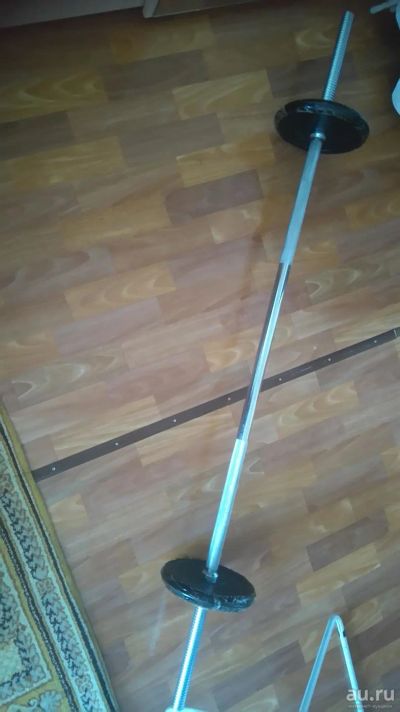 Лот: 9535188. Фото: 1. Гриф прямой 180 см, диаметр 30... Силовые, скамьи, стойки