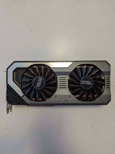 Лот: 19814064. Фото: 1. Видеокарта geforce 1080 ti Palit... Видеокарты