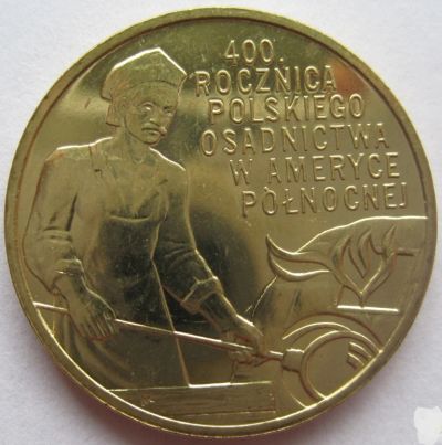 Лот: 11177410. Фото: 1. Польша 2 злотых 2008. 400-летие... Европа