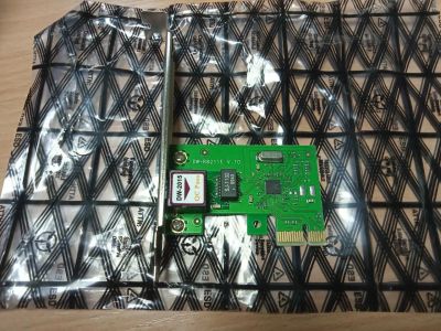 Лот: 6613603. Фото: 1. Сетевая карта LAN PCI-E X1, чип... Сетевые карты