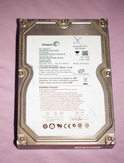 Лот: 5993992. Фото: 1. Неисправный HDD Seagate Barracuda... Жёсткие диски (HDD)