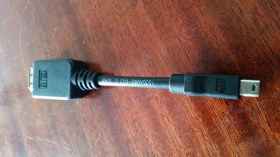 Лот: 5489352. Фото: 1. переходник mini HDMI - HDMI для... Шлейфы, кабели, переходники