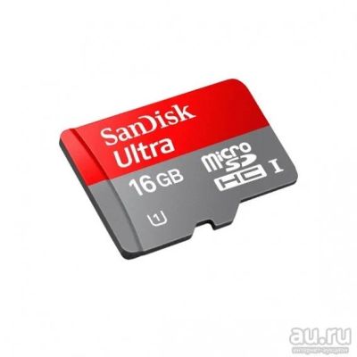 Лот: 14291802. Фото: 1. Карта памяти microSDHC SanDisk... Карты памяти