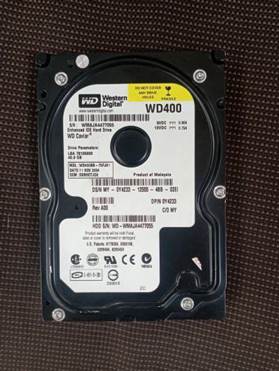 Лот: 20835858. Фото: 1. Hdd ide 40gb. Жёсткие диски (HDD)