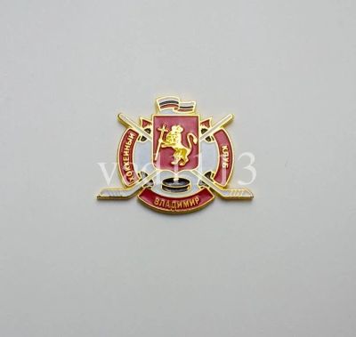 Лот: 10961873. Фото: 1. Хоккей значок ХК Владимир. Сувенирные