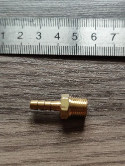 Лот: 23514607. Фото: 1. Штуцер переходник 1/8" - ёлочка... Фитинги, подводка