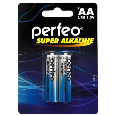 Лот: 7289839. Фото: 1. Батарейка LR6 Perfeo Super Alkaline... Батарейки, аккумуляторы, элементы питания