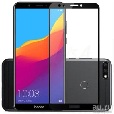 Лот: 13200874. Фото: 1. Защитное стекло на Honor 7A Pro. Дисплеи, дисплейные модули, тачскрины