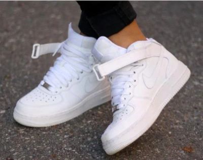 Лот: 6030251. Фото: 1. nike air force белые высокие 39... Кеды, кроссовки, слипоны