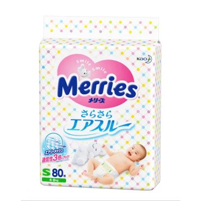 Лот: 3787019. Фото: 1. Подгузники Merries S ( мерис c... Другое (детям и родителям)