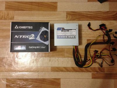Лот: 3123757. Фото: 1. Блок питания Chieftec 500W. Корпуса, блоки питания