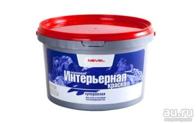 Лот: 9316151. Фото: 1. Краска NEVEL акриловая интерьерная... Краски, лаки, растворитель