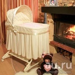 Лот: 8492083. Фото: 1. Колыбель Giovanni Paola розовая... Детские кровати и кроватки