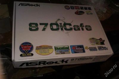 Лот: 2030848. Фото: 1. мат плата ASRock 870 iCafe AM3... Материнские платы