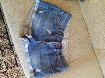 Лот: 3993398. Фото: 1. шорты джинсовуе модные 46-48р. Брюки, шорты