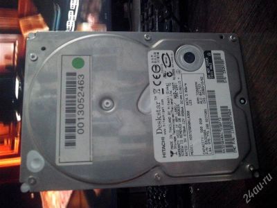 Лот: 2918305. Фото: 1. Жесткий дистк Hitachi 500GB. Жёсткие диски (HDD)