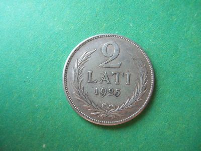 Лот: 12776116. Фото: 1. 2 лата 1925 г., Латвийская Республика... Европа
