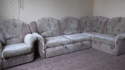 Лот: 4373494. Фото: 1. Мягкий уголок (с креслом), хорошее... Диваны